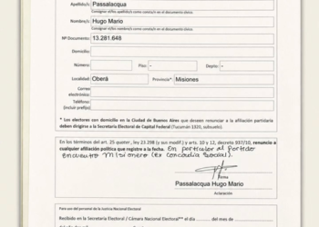 Passalacqua renunció a Encuentro Misionero